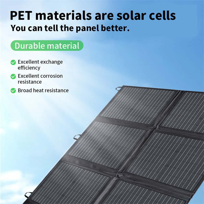 Solar Panel 200W - Zestaw przenośnych, składanych, elastycznych paneli słonecznych