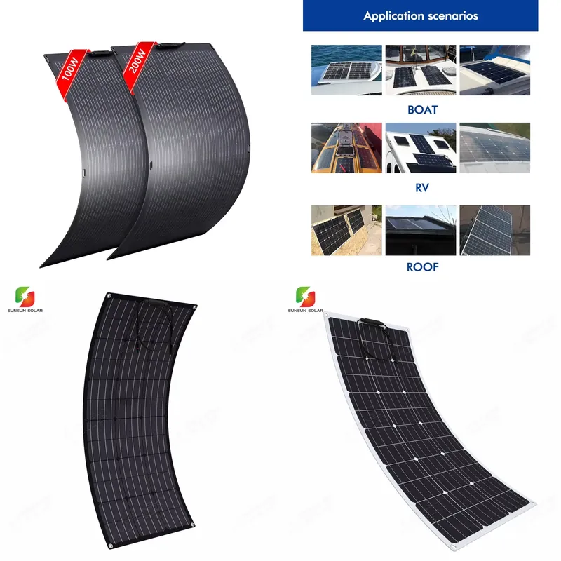 Solar Panel 200W - Panel słoneczny elastyczny 50W 100W 150W