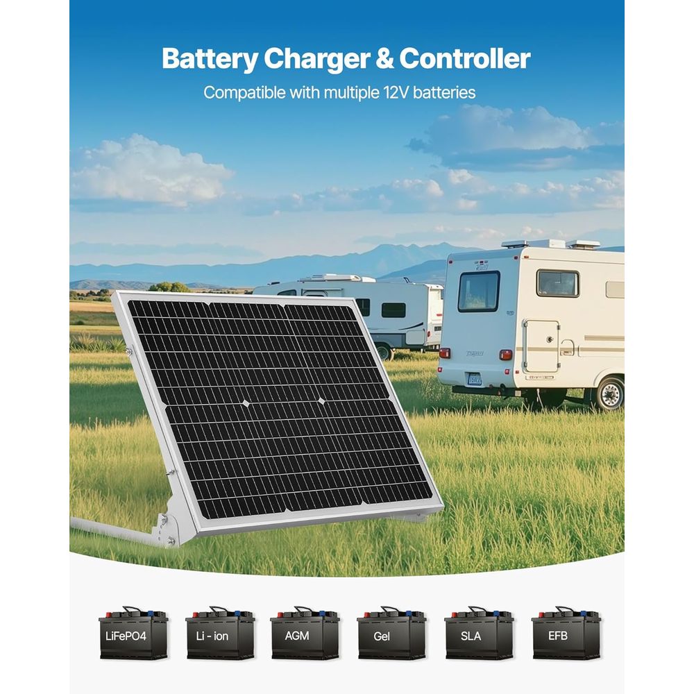 Ładowarka solarna 50W 12V do k – Solar Panel recenzja i cena
