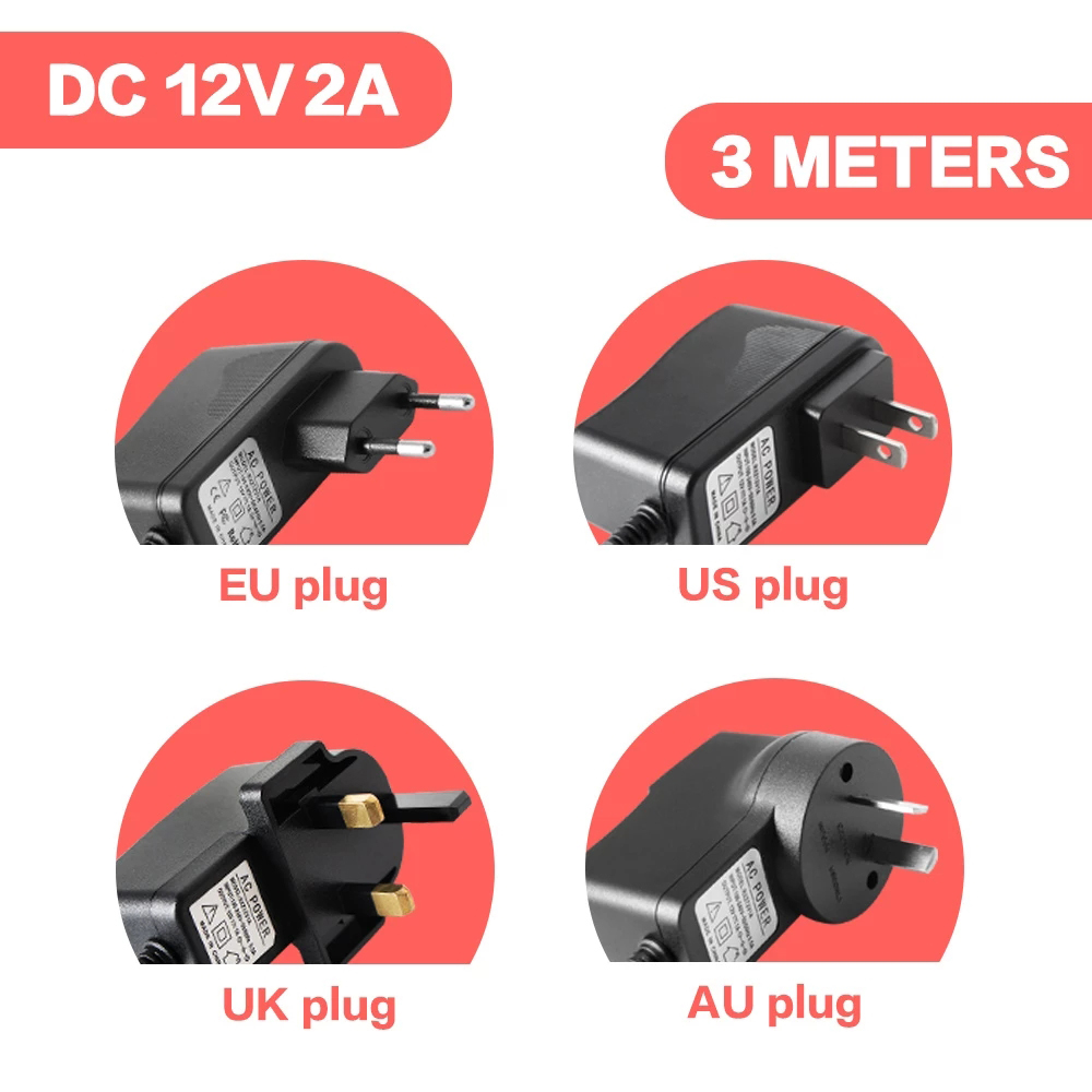 DC 12V 2A 3 metry długości zas – Energy Monitor Meter recenzja i cena