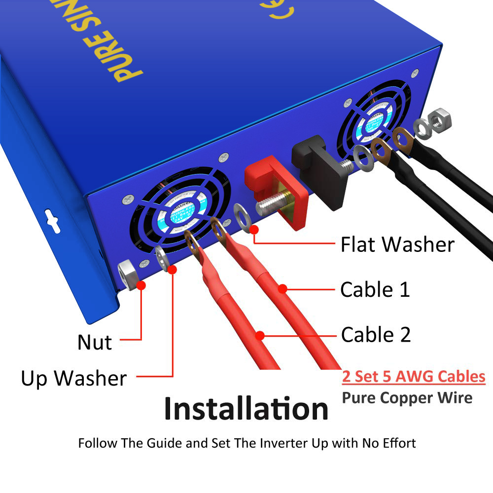 Wyprzedaż 2026 WZRELB 3000W Sa – Power Inverter recenzja i cena