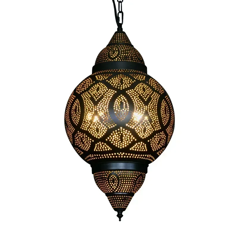Żelazna lampa wisząca w stylu  – Solar Lamp recenzja i cena