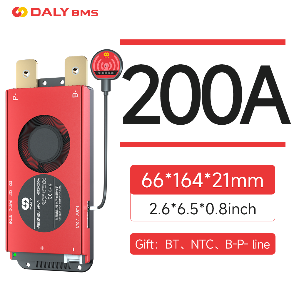 Daly BMS 200A LiFePo4 4S 12V 1 – Lithium Battery 12V recenzja i cena